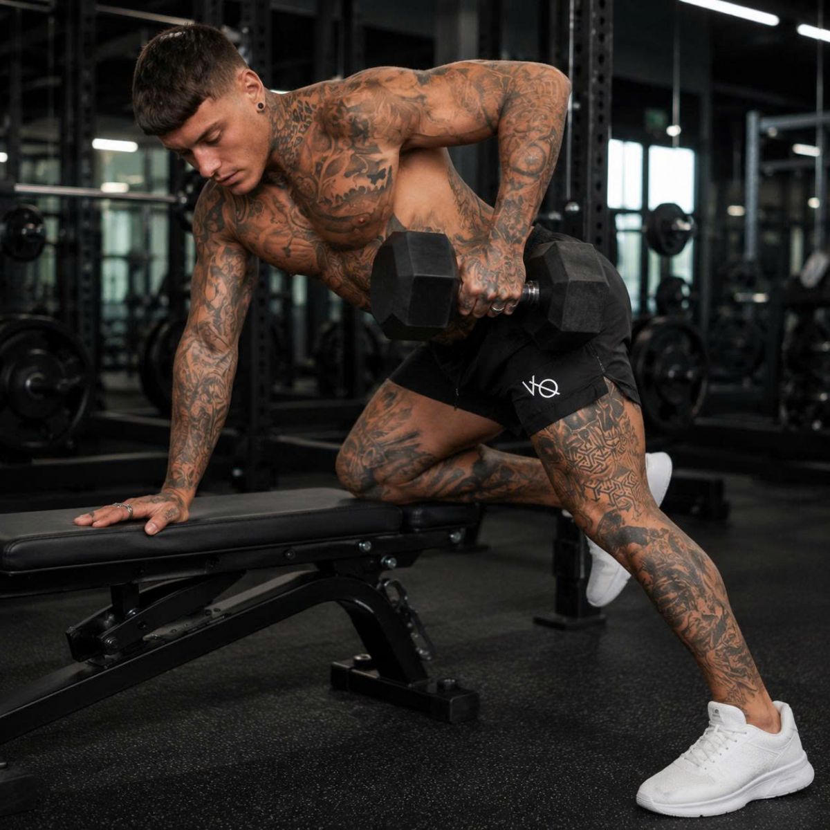 Quần squat tập gym VQ túi khóa hàng nhập khẩu