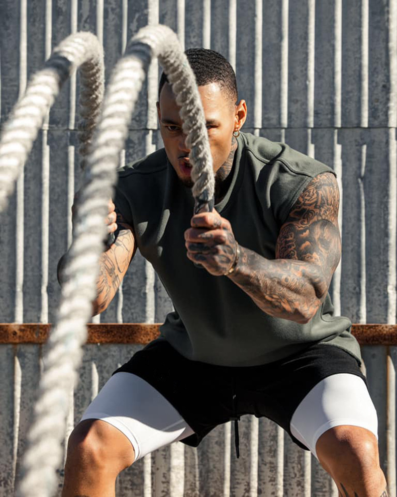 Quần short gym nam muscle fitness