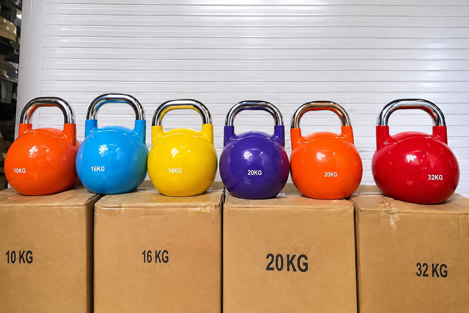 Tạ ấm màu 28kg tạ chuông tạ bình vôi cao cấp
