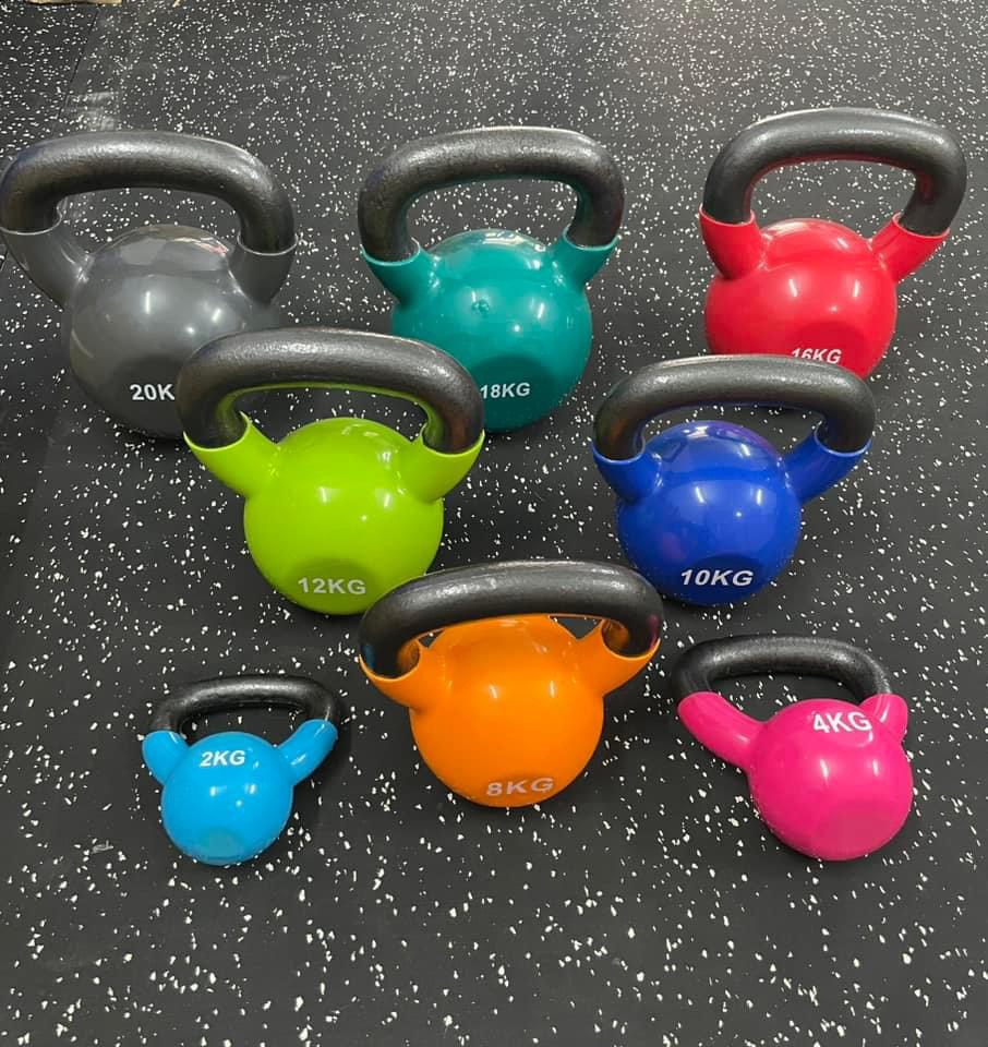 Tạ ấm 12kg tạ chuông tạ bình vôi bọc cao su cao cấp
