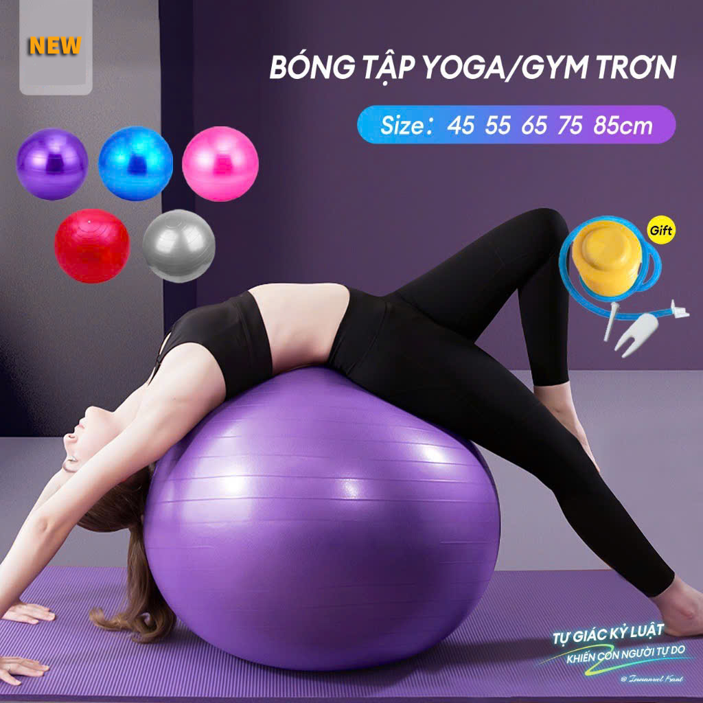 Bóng Yoga Cao Cấp Tặng Bơm