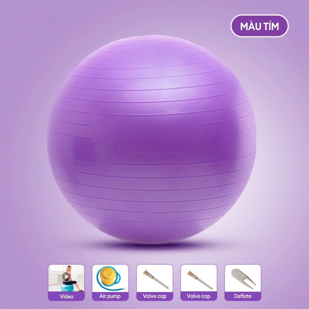 Bóng Yoga Cao Cấp Tặng Bơm