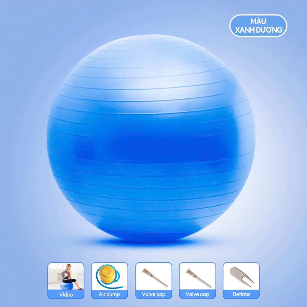 Bóng Yoga Cao Cấp Tặng Bơm